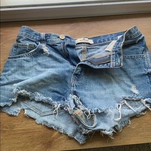 Hollister short jean shorts